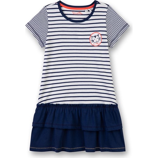 Sanetta Kidswear Sukienka w kolorze granatowo-białym ze sklepu Limango Polska w kategorii Sukienki dziewczęce - zdjęcie 177485985