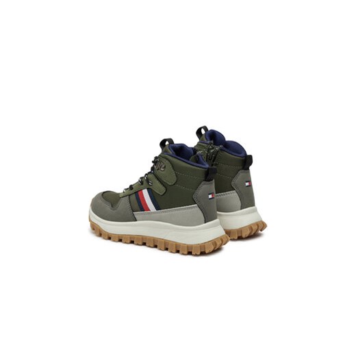 Tommy Hilfiger Trzewiki T3B9-33680-1696A M Zielony Tommy Hilfiger 30 MODIVO