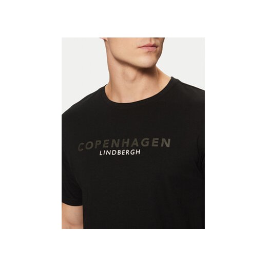 Lindbergh T-Shirt 30-400200 Czarny Relaxed Fit L MODIVO