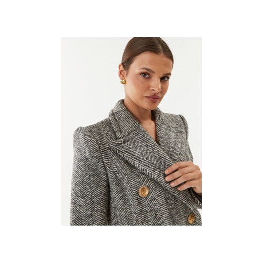 Elisabetta Franchi Płaszcz zimowy CP-005-36E2-V1200 Szary Regular Fit Elisabetta Franchi 42 MODIVO