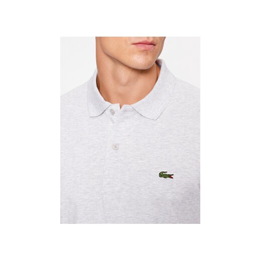 Lacoste Polo DH0783 Szary Regular Fit Lacoste 3 MODIVO