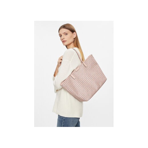 Tory Burch Torebka Basketweave Tote 145634 Różowy Tory Burch uniwersalny MODIVO