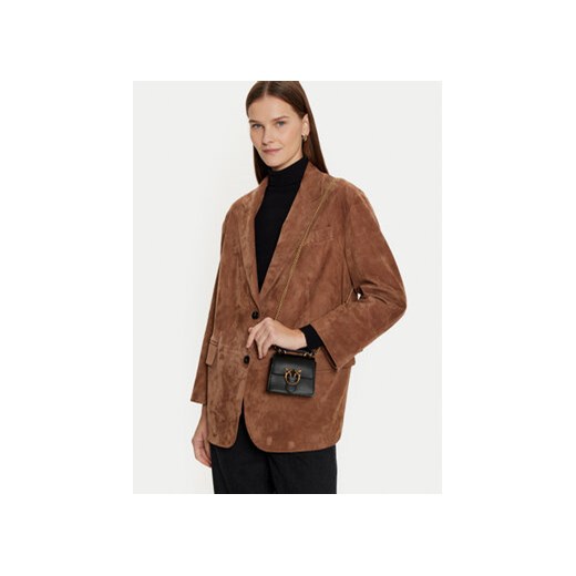 Pinko Torebka Love One Top Handle Micro Light AI 24-25 PCPL 102740 A0F1 Czarny Pinko one size MODIVO