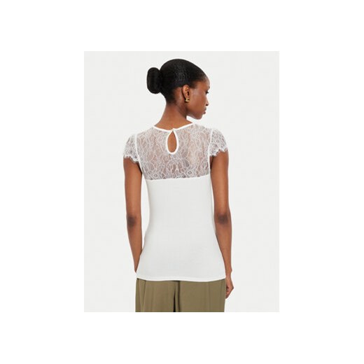 Morgan Bluzka 232-DGIULIA Biały Slim Fit Morgan M MODIVO