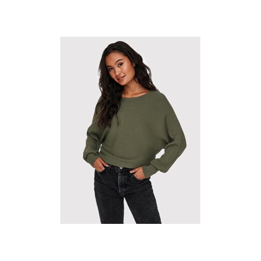 ONLY Sweter Adaline 15226298 Zielony Regular Fit XS MODIVO