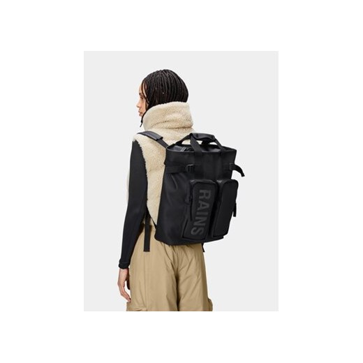 Rains Plecak Texel Tote Backpack W3 14240 Czarny Rains uniwersalny MODIVO