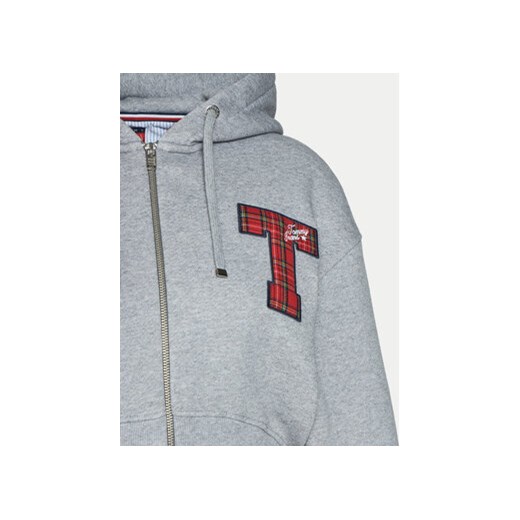 Tommy Jeans Bluza DW0DW20535 Szary Regular Fit Tommy Jeans XXS MODIVO