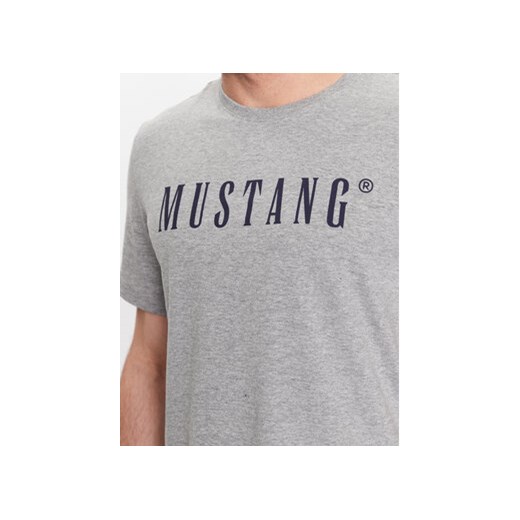 Mustang T-Shirt Alex 1013221 Szary Regular Fit Mustang M MODIVO