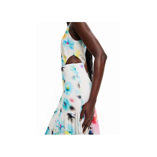 Desigual Sukienka codzienna 23SWVW47 Écru Regular Fit Desigual M MODIVO