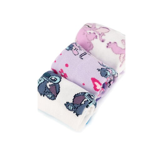 Disney Classics Zestaw 3 par wysokich skarpet dziecięcych ACCCS-AW24-301DCLS Disney Classics 27_30 MODIVO