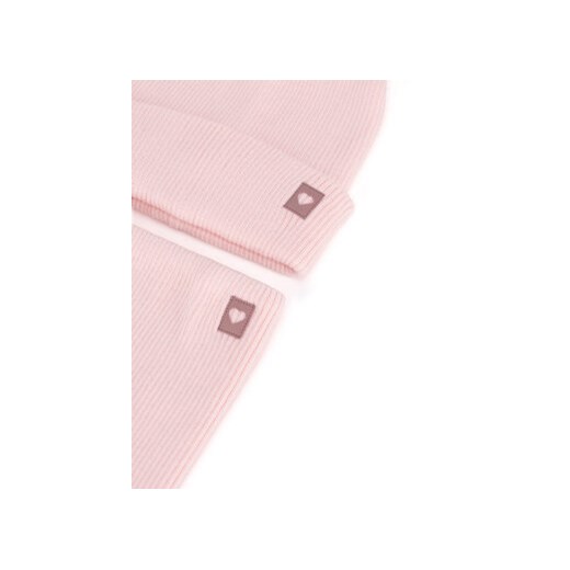 Nelli Blu Komplet czapka i komin 7KF-001-AW24 Różowy Nelli Blu one size MODIVO