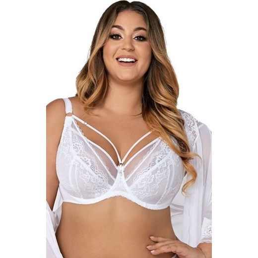 Ava biustonosz miękki soft biały 1824 Maxi, Kolor biały, Rozmiar 100E, Ava ze sklepu Intymna w kategorii Biustonosze - zdjęcie 177505367