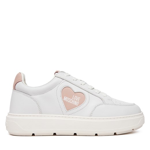 Sneakersy LOVE MOSCHINO JA15154G1MIA110B Biały ze sklepu eobuwie.pl w kategorii Buty sportowe damskie - zdjęcie 177505869