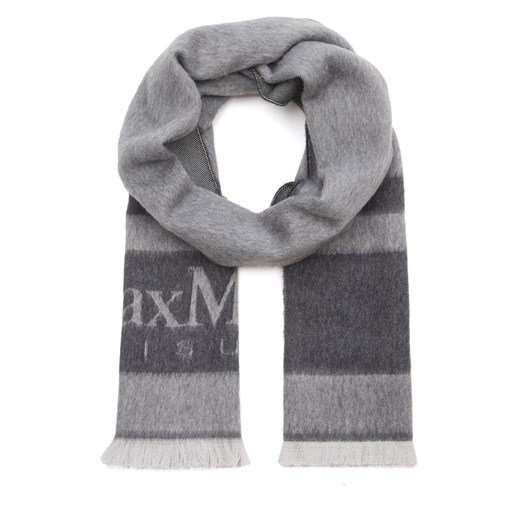 Szalik Max Mara Leisure Colibri 2426546028 Szary one size eobuwie.pl