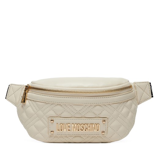 Saszetka nerka LOVE MOSCHINO JC4003PP1MLA0110 Écru ze sklepu eobuwie.pl w kategorii Nerki - zdjęcie 177506508