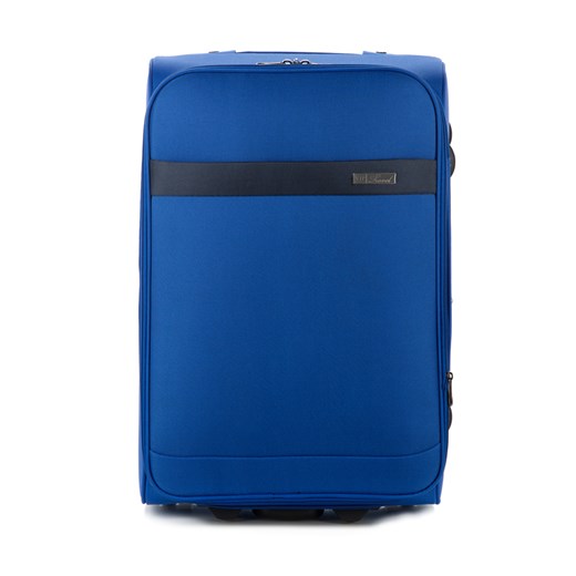 V25-10-42X-93 Komplet walizek na kółkach wittchen niebieski poliester