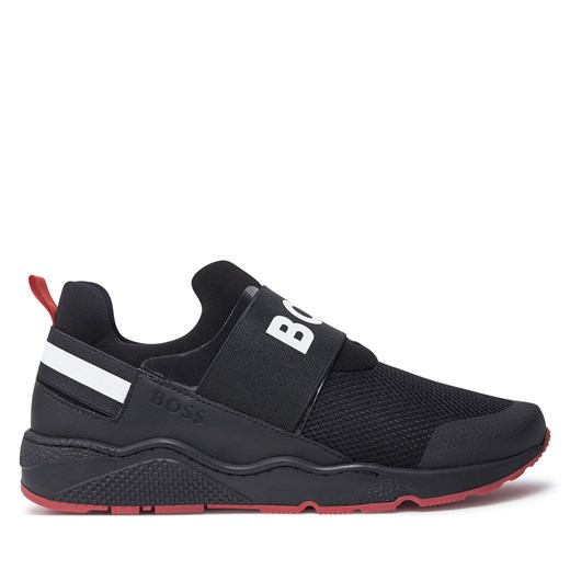 Sneakersy BOSS J51308 S Czarny 37 eobuwie.pl
