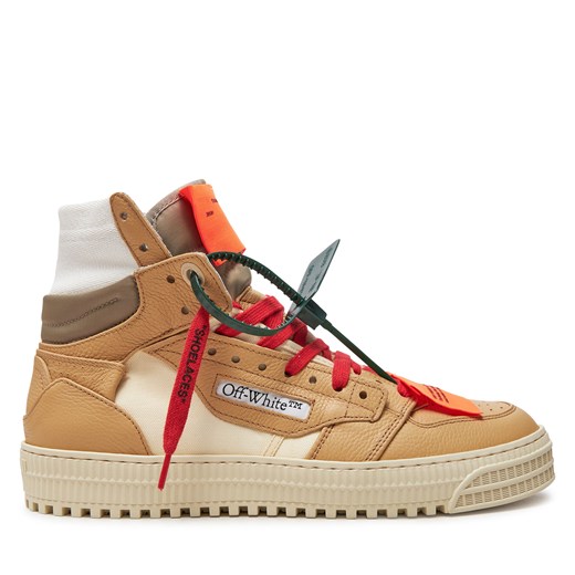 Sneakersy Off-White OMIA065S22LEA0030461 Brązowy ze sklepu eobuwie.pl w kategorii Buty sportowe męskie - zdjęcie 177507529