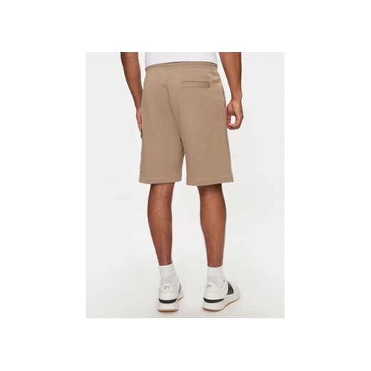 Boss Szorty sportowe 50511591 Brązowy Relaxed Fit M MODIVO