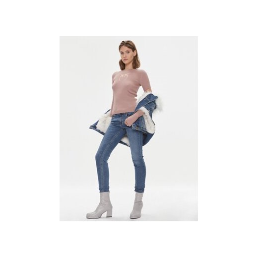 Pinko Sweter Tricheco 102019 A18M Różowy Regular Fit Pinko XS MODIVO