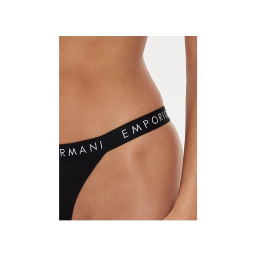 Emporio Armani Underwear Komplet 2 par stringów 164522 4F227 00020 Czarny L MODIVO