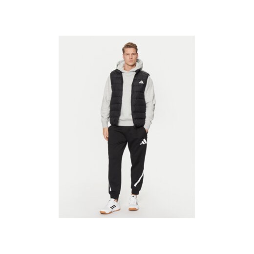 adidas Kamizelka Essentials 3-Stripes JJ1203 Czarny Slim Fit ze sklepu MODIVO w kategorii Kamizelki męskie - zdjęcie 177510565