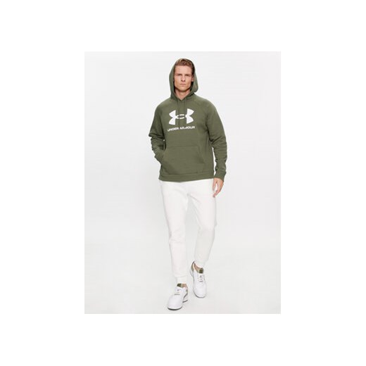 Under Armour Bluza Ua Rival Fleece Logo Hd 1379758 Khaki Loose Fit Under Armour S MODIVO