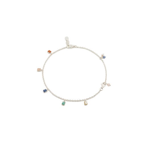 TOUS Bransoletka na stopę Icon Color 1002076400 Srebrny Tous one size MODIVO