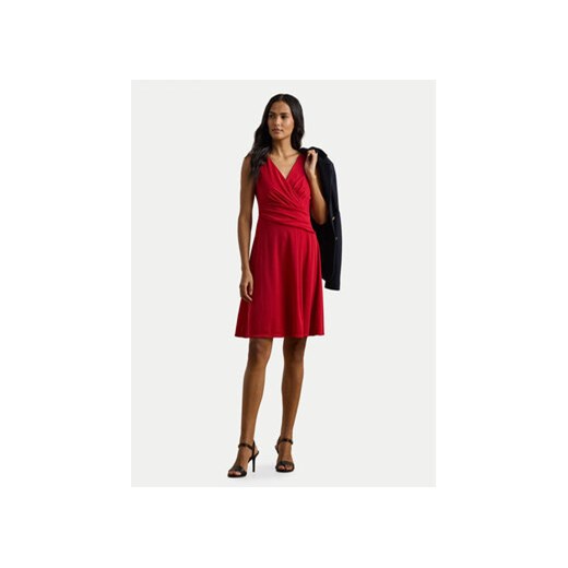 LAUREN RALPH LAUREN Sukienka koktajlowa 250865006023 Czerwony Regular Fit 42 MODIVO
