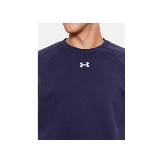 Under Armour Bluza Ua Rival Fleece Crew 1379755 Granatowy Loose Fit Under Armour S MODIVO