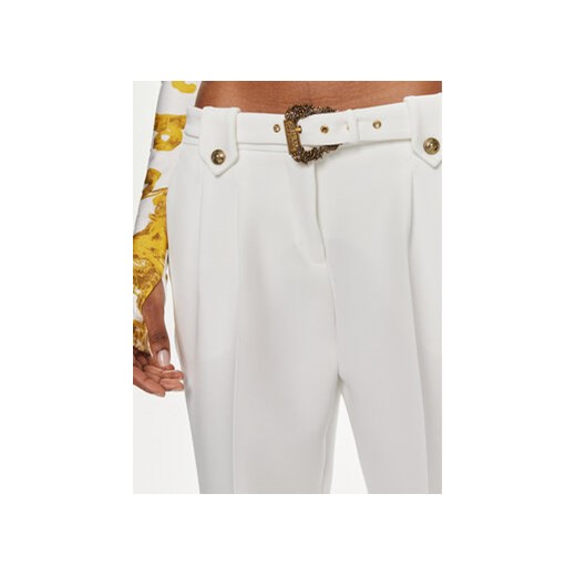 Versace Jeans Couture Spodnie materiałowe 76HAA111 Biały Slim Fit 38 MODIVO