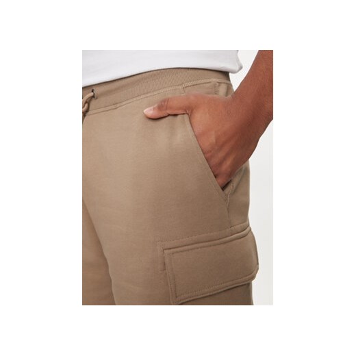 Boss Szorty sportowe 50511591 Brązowy Relaxed Fit M MODIVO