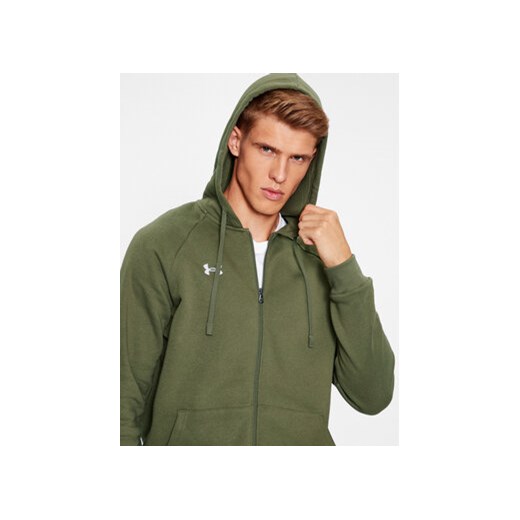 Under Armour Bluza Ua Rival Fleece Fz Hoodie 1379767 Khaki Loose Fit Under Armour M MODIVO
