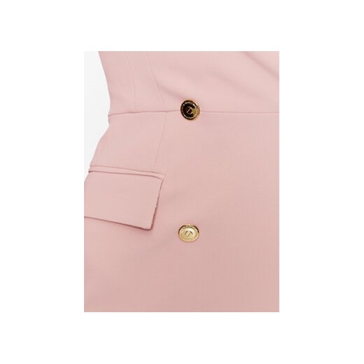 Elisabetta Franchi Sukienka koktajlowa AB-340-31E2-V590 Różowy Slim Fit Elisabetta Franchi 48 MODIVO