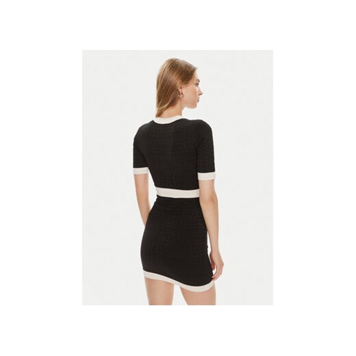Elisabetta Franchi Sukienka koktajlowa AM-81B-42E3-V450 Czarny Slim Fit Elisabetta Franchi 40 MODIVO
