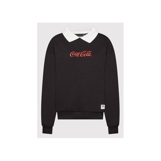 Local Heroes Bluza COCA-COLA Collar LHCCS008 Czarny Oversize Local Heroes XS MODIVO