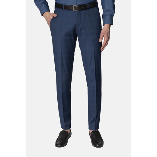 SPODNIE BORDIN NIEBIESKI SLIM FIT ze sklepu Recman w kategorii Spodnie męskie - zdjęcie 177531978