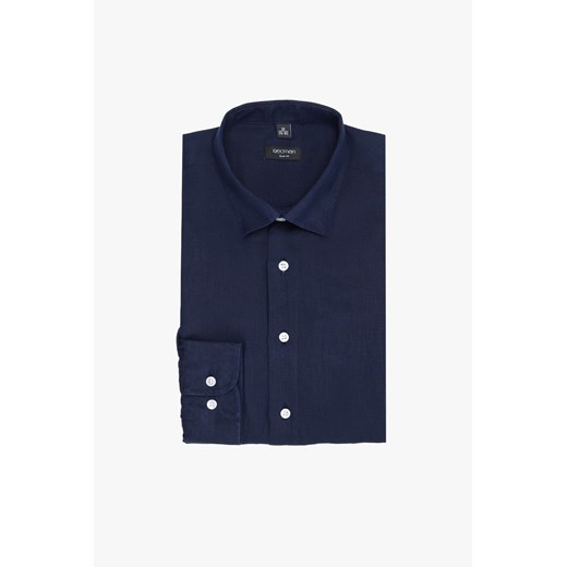 KOSZULA FORMENTO 3014 DŁUGI RĘKAW SLIM FIT GRANAT ze sklepu Recman w kategorii Koszule męskie - zdjęcie 177532608