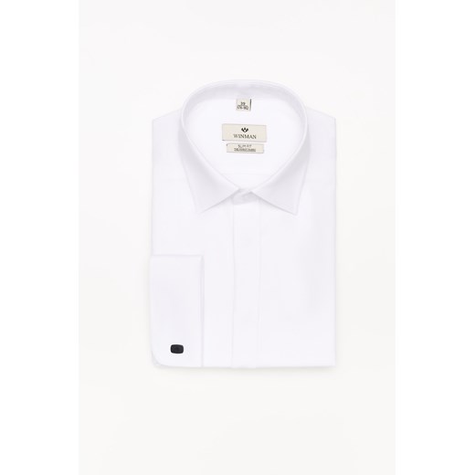 KOSZULA WINCASS 2739 SP SLIM FIT BIAŁY ze sklepu Recman w kategorii Koszule męskie - zdjęcie 177532619