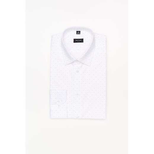 KOSZULA COLINE 3083T DŁUGI RĘKAW SLIM FIT BIAŁY ze sklepu Recman w kategorii Koszule męskie - zdjęcie 177532655