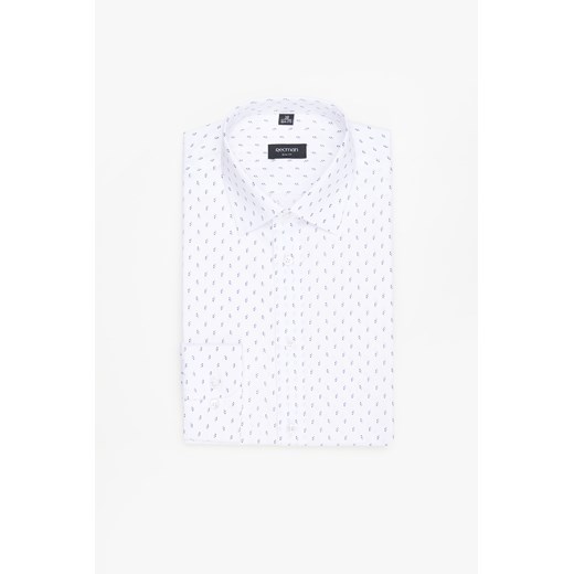 KOSZULA COLINE 3084T DŁUGI RĘKAW SLIM FIT BIAŁY ze sklepu Recman w kategorii Koszule męskie - zdjęcie 177532657