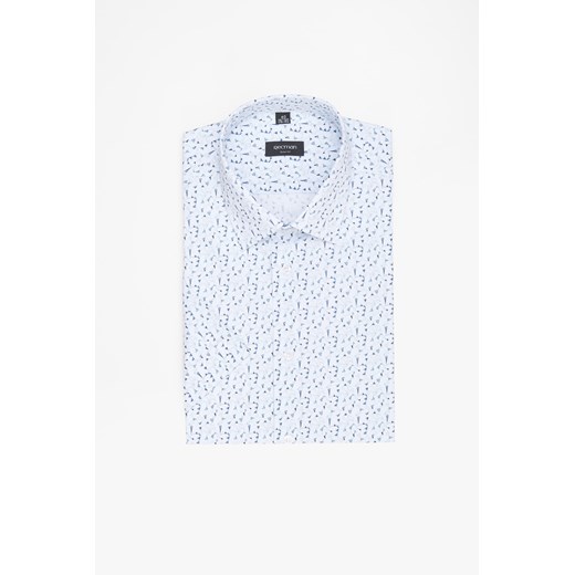 KOSZULA COLINE 3100T KRÓTKI RĘKAW SLIM FIT BIAŁY ze sklepu Recman w kategorii Koszule męskie - zdjęcie 177533095