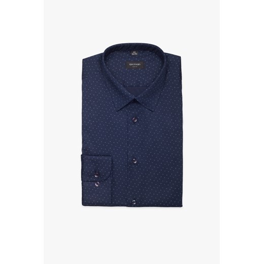 KOSZULA COLINE 3112T DŁUGI RĘKAW SLIM FIT GRANAT ze sklepu Recman w kategorii Koszule męskie - zdjęcie 177533205