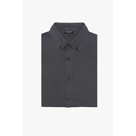 KOSZULA FORMENTO 3123 DŁUGI RĘKAW SLIM FIT GRAFIT ze sklepu Recman w kategorii Koszule męskie - zdjęcie 177533225