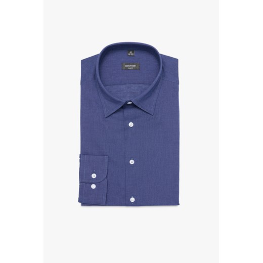 KOSZULA FORMENTO 3156D DŁUGI RĘKAW SLIM FIT GRANAT ze sklepu Recman w kategorii Koszule męskie - zdjęcie 177533435