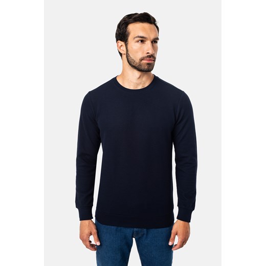 BLUZA RUNNER Z OKRĄGŁYM DEKOLTEM GRANAT ze sklepu Recman w kategorii Bluzy męskie - zdjęcie 177533527