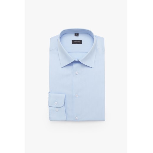 KOSZULA CORSINI 3183D DŁUGI RĘKAW SLIM FIT BŁĘKITNY ze sklepu Recman w kategorii Koszule męskie - zdjęcie 177534099
