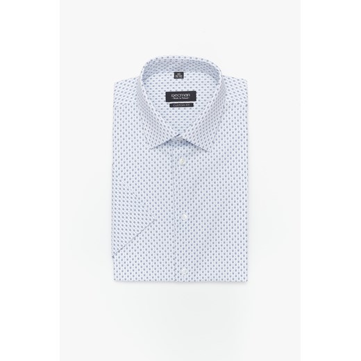 KOSZULA COLINE 3190T KRÓTKI RĘKAW CUSTOM FIT BIAŁY ze sklepu Recman w kategorii Koszule męskie - zdjęcie 177534285