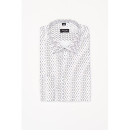 KOSZULA COLINE 3210T DŁUGI RĘKAW SLIM FIT BIAŁY ze sklepu Recman w kategorii Koszule męskie - zdjęcie 177534517