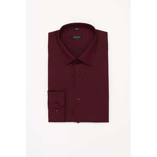 KOSZULA VERSONE 3219T DŁUGI RĘKAW SLIM FIT BORDO ze sklepu Recman w kategorii Koszule męskie - zdjęcie 177534718